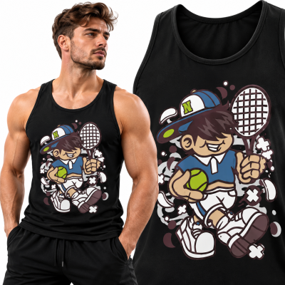 TANK TOP ANIMOWANY  TENNIS KID